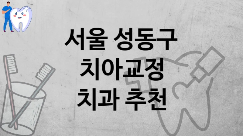 서울 성동구
치아교정
치과 추천